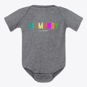 Kinmundy Illinois Color Pop Baby Onesie
