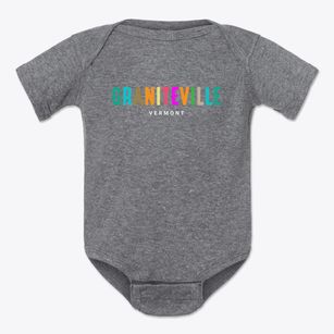 Graniteville Vermont Color Pop Baby Onesie