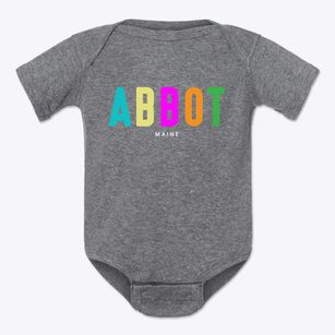 Abbot Maine Color Pop Baby Onesie