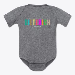 Dieterich Illinois Color Pop Baby Onesie