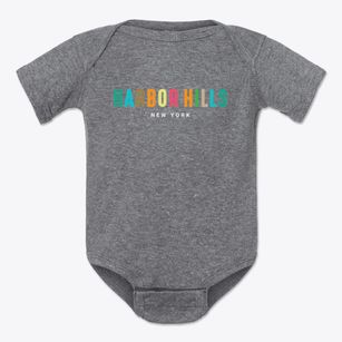 Harbor Hills New York Color Pop Baby Onesie