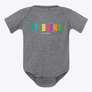 Stebbins Alaska Color Pop Baby Onesie
