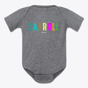 Carroll Ohio Color Pop Baby Onesie