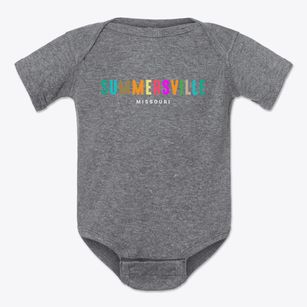 Summersville Missouri Color Pop Baby Onesie