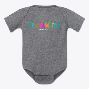 New Hampton Missouri Color Pop Baby Onesie