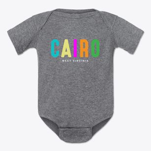 Cairo West Virginia Color Pop Baby Onesie