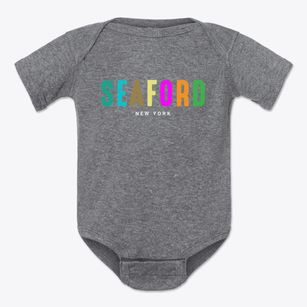 Seaford New York Color Pop Baby Onesie