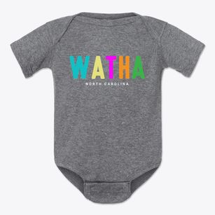 Watha North Carolina Color Pop Baby Onesie