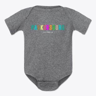 Parkersburg Illinois Color Pop Baby Onesie