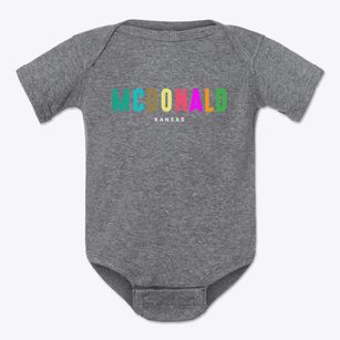 Mcdonald Kansas Color Pop Baby Onesie