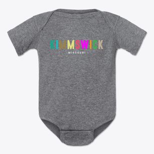 Kimmswick Missouri Color Pop Baby Onesie