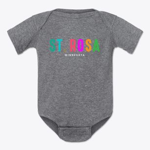 St. Rosa Minnesota Color Pop Baby Onesie