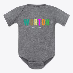 Worton Maryland Color Pop Baby Onesie