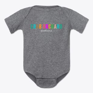 Crab Orchard Nebraska Color Pop Baby Onesie