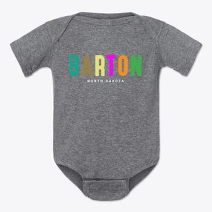 Barton North Dakota Color Pop Baby Onesie