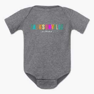 Jacksonville Alabama Color Pop Baby Onesie