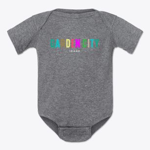 Garden City Idaho Color Pop Baby Onesie