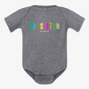 Braselton Georgia Color Pop Baby Onesie
