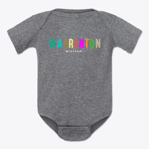 Warrenton Missouri Color Pop Baby Onesie