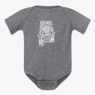  Alabama Mandala Baby Onesie