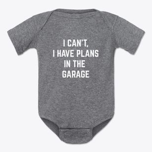   Garage Plans Baby Onesie
