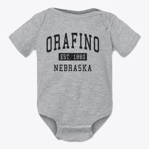 Orafino Nebraska Classic Established Baby Onesie