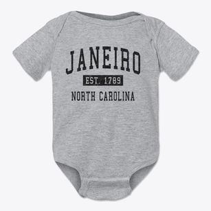 Janeiro North Carolina Classic Established Baby Onesie