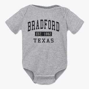 Bradford Texas Classic Established Baby Onesie