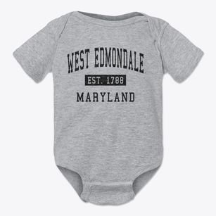 West Edmondale Maryland Classic Established Baby Onesie