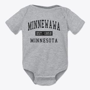 Minnewawa Minnesota Classic Established Baby Onesie