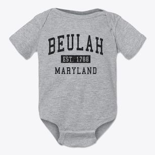 Beulah Maryland Classic Established Baby Onesie