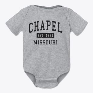 Chapel Missouri Classic Established Baby Onesie
