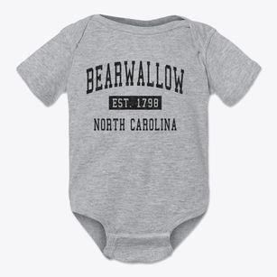 Bearwallow North Carolina Classic Established Baby Onesie