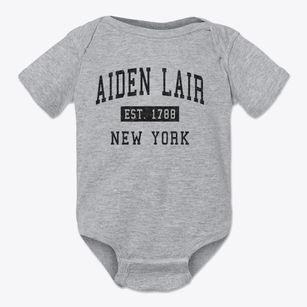 Aiden Lair New York Classic Established Baby Onesie