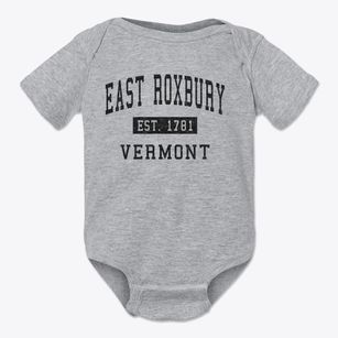 East Roxbury Vermont Classic Established Baby Onesie