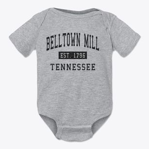 Belltown Mill Tennessee Classic Established Baby Onesie