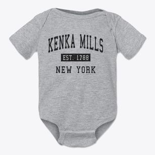 Kenka Mills New York Classic Established Baby Onesie