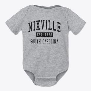 Nixville South Carolina Classic Established Baby Onesie