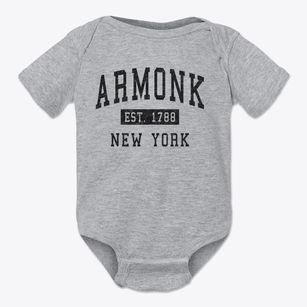 Armonk New York Classic Established Baby Onesie