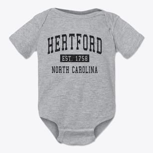 Hertford North Carolina Classic Established Baby Onesie