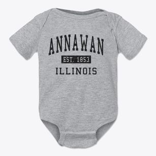Annawan Illinois Classic Established Baby Onesie