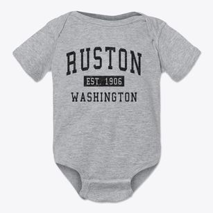 Ruston Washington Classic Established Baby Onesie
