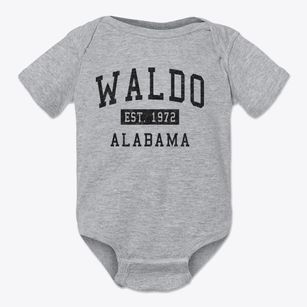 Waldo Alabama Classic Established Baby Onesie