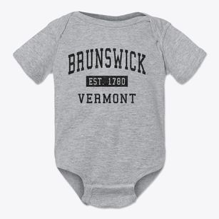 Brunswick Vermont Classic Established Baby Onesie