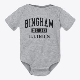 Bingham Illinois Classic Established Baby Onesie