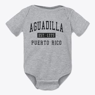 Aguadilla Puerto Rico Classic Established Baby Onesie