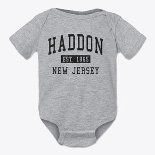 Haddon New Jersey Classic Established Baby Onesie
