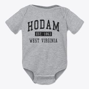 Hodam West Virginia Classic Established Baby Onesie
