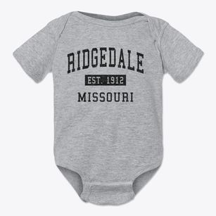 Ridgedale Missouri Classic Established Baby Onesie