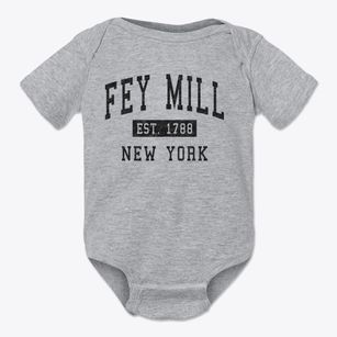 Fey Mill New York Classic Established Baby Onesie